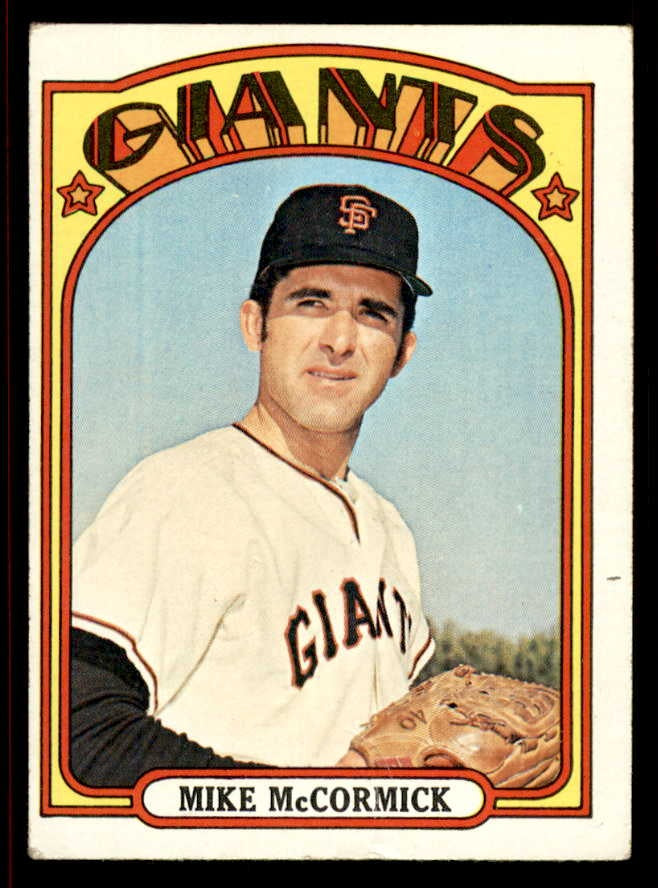 1972 Topps Baseball #682 Mike McCormick Giants VG 543184