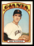 1972 Topps Baseball #682 Mike McCormick Giants VG 543184