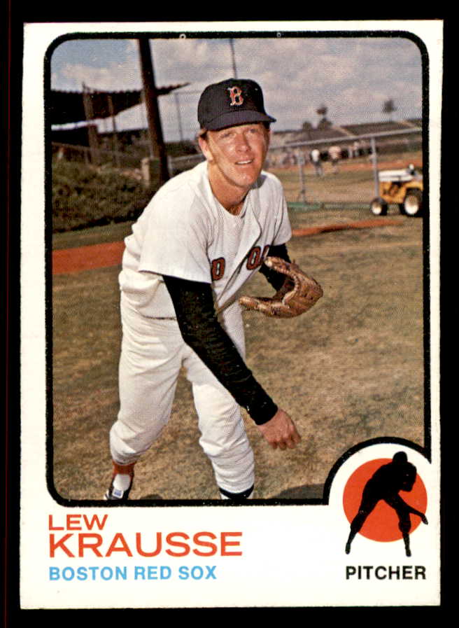 1973 Topps Baseball #566 Lew Krausse Red Sox NR-MT 543186