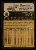 1973 Topps Baseball #558 Jerry May Royals VG-EX/EX 543191