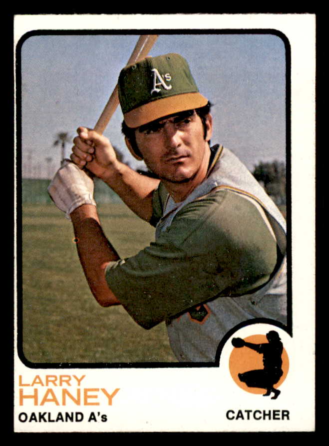 1973 Topps Baseball #563 Larry Haney A's VG-EX/EX 543192