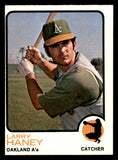 1973 Topps Baseball #563 Larry Haney A's VG-EX/EX 543192