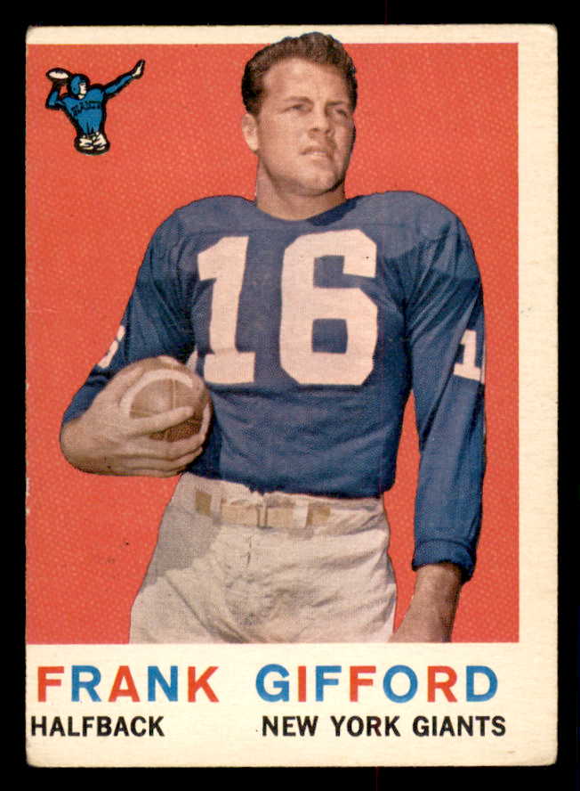 1959 Topps Football #020 Frank Gifford Giants VG 543201