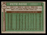 1976 Topps Baseball #240 Pete Rose Reds VG-EX 543211