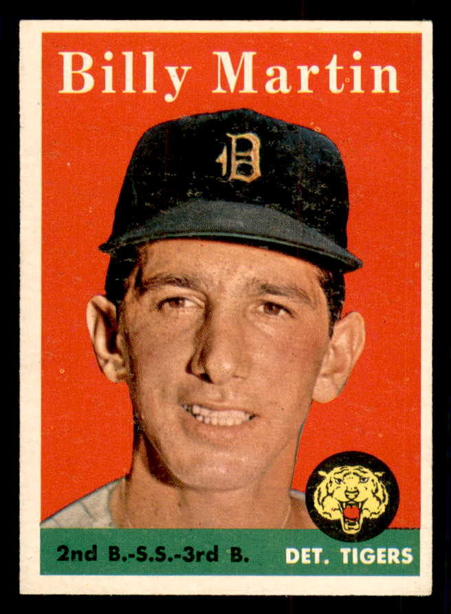 1958 Topps Baseball #271 Billy Martin Tigers EX-MT 543213