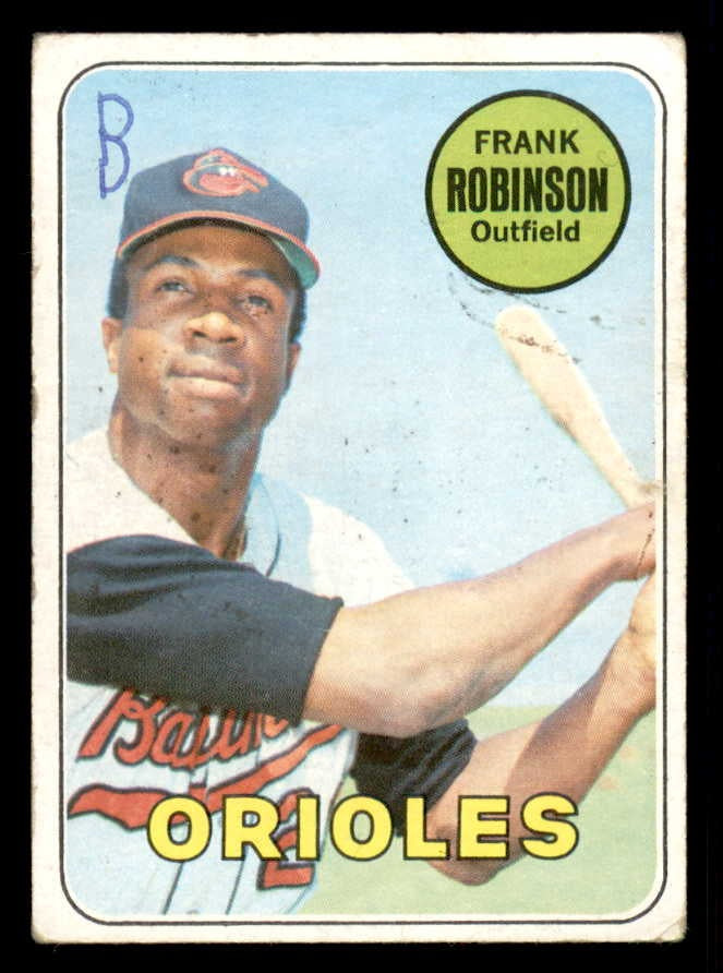 1969 Topps Baseball #250 Frank Robinson Orioles Fair 543216