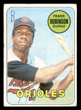 1969 Topps Baseball #250 Frank Robinson Orioles Fair 543216