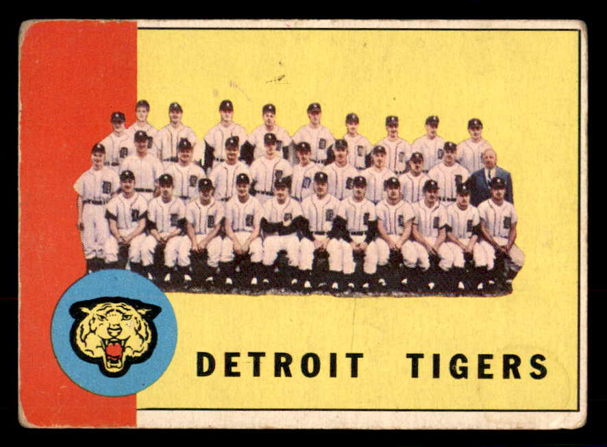 1963 Topps Baseball #552 Detroit Tigers Team GD-VG 543220