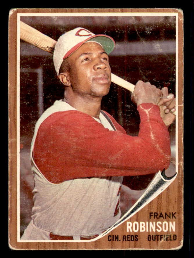 1962 Topps Baseball #350 Frank Robinson Reds Good 543223