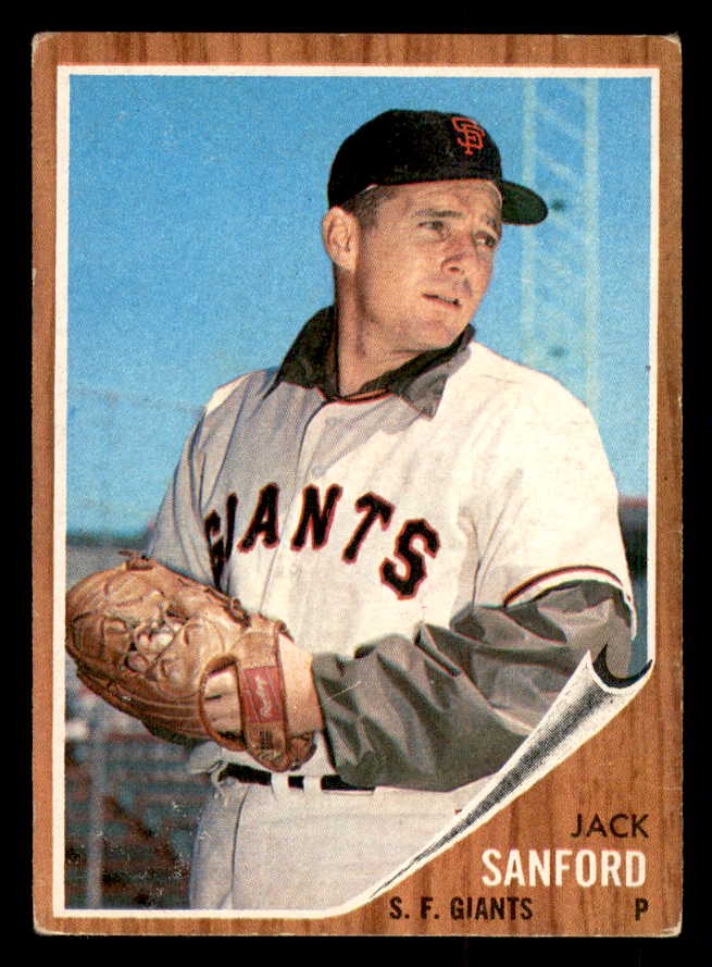 1962 Topps Baseball #538 Jack Sanford Giants VG-EX 543224