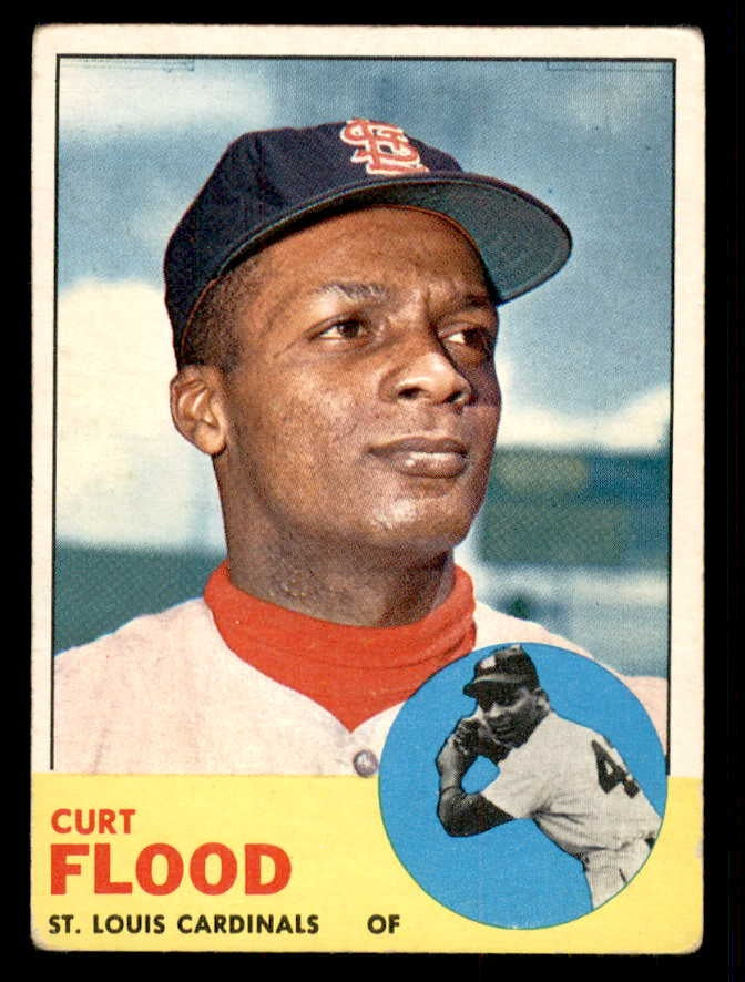 1963 Topps Baseball #505 Curt Flood Cardinals VG 543226