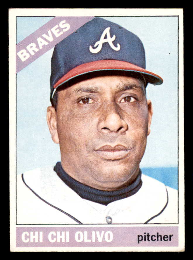 1966 Topps Baseball #578 Chi Chi Olivo Braves EX+/EX-MT 543228