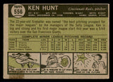 1961 Topps Baseball #556 Ken Hunt Reds Good tape residue 543229