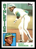 1984 Topps #230 Rickey Henderson A's NR-MT 543234