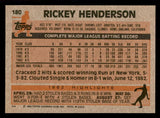 1983 Topps #180 Rickey Henderson A's NR-MT 543236