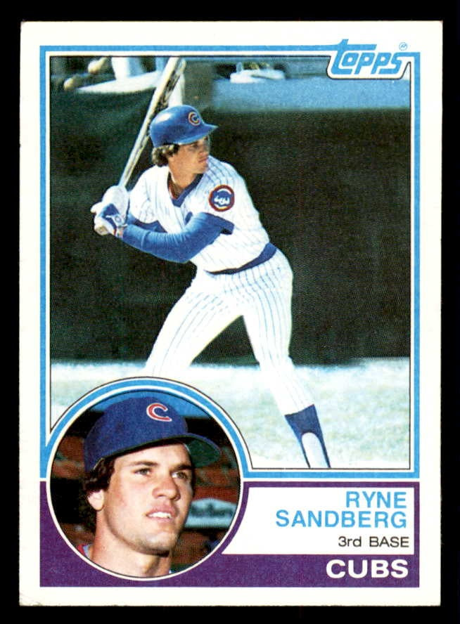 1983 Topps #083 Ryne Sandberg Cubs VG-EX 543241
