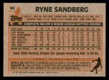 1983 Topps #083 Ryne Sandberg Cubs VG-EX 543241