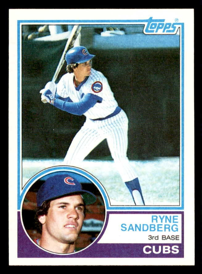 1983 Topps #083 Ryne Sandberg Cubs NR-MT 543242