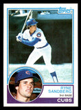 1983 Topps #083 Ryne Sandberg Cubs NR-MT 543242