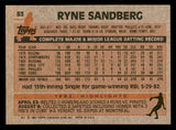 1983 Topps #083 Ryne Sandberg Cubs NR-MT 543242
