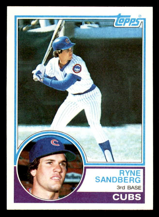 1983 Topps #083 Ryne Sandberg Cubs NR-MT 543243