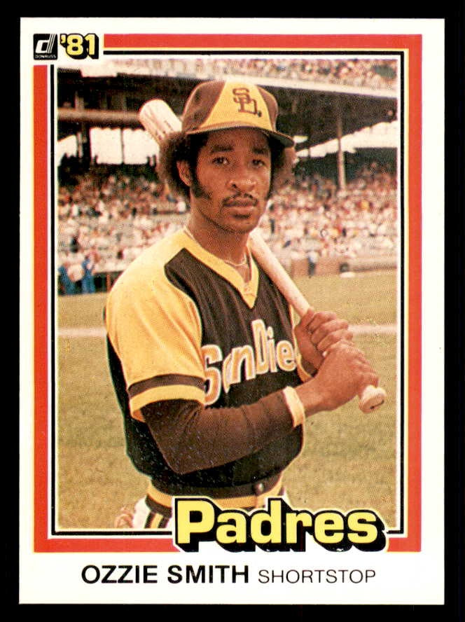 1981 Donruss #001 Ozzie Smith Padres NR-MT 543244