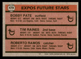 1981 Topps #479 Tim Raines Expos NR-MT 543245