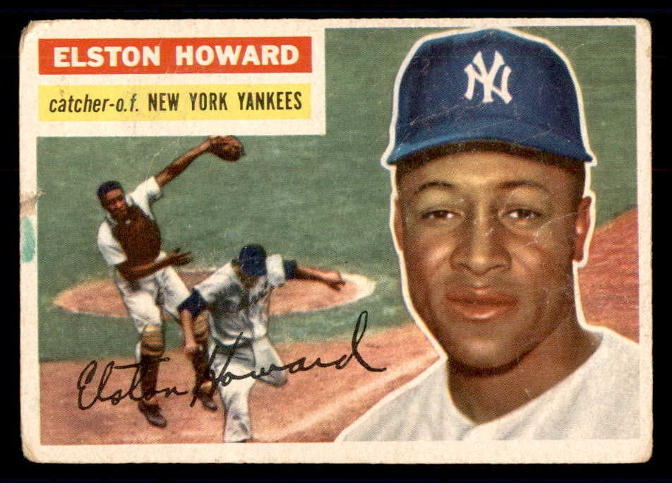 1956 Topps Baseball #208 Elston Howard Yankees Fair 543247