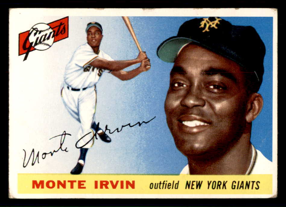 1955 Topps Baseball #100 Monte Irvin Giants VG 543248