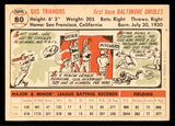 1956 Topps Baseball #080 Gus Triandos Orioles EX-MT White 543253