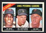 1966 Topps Baseball #224 A.L. Win Leaders Jim Kaat VG-EX 543258