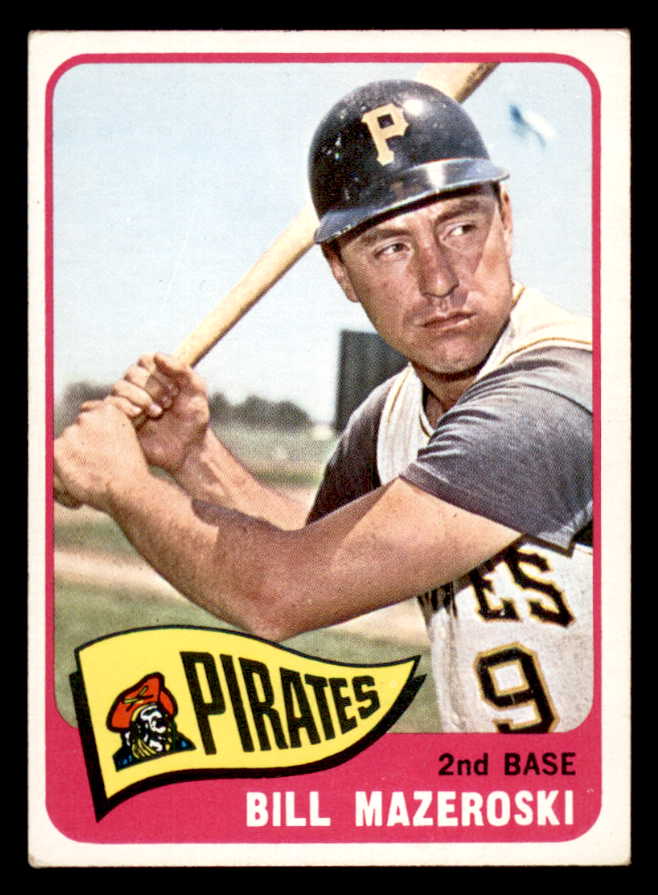 1965 Topps Baseball #095 Bill Mazeroski Pirates VG-EX 543262