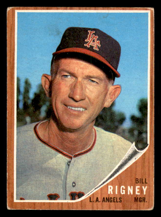 1962 Topps Baseball #549 Bill Rigney Angels VG-EX 543267