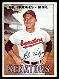 1967 Topps Baseball #228 Gil Hodges Senators EX-MT 543271