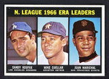 1967 Topps Baseball #234 N.L. ERA Leaders Sandy Koufax EX-MT 543275