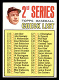 1967 Topps Baseball #103 Checklist 2 Mickey Mantle EX-MT 543276