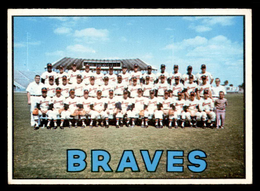 1967 Topps Baseball #477 Atlanta Braves Team EX-MT 543277