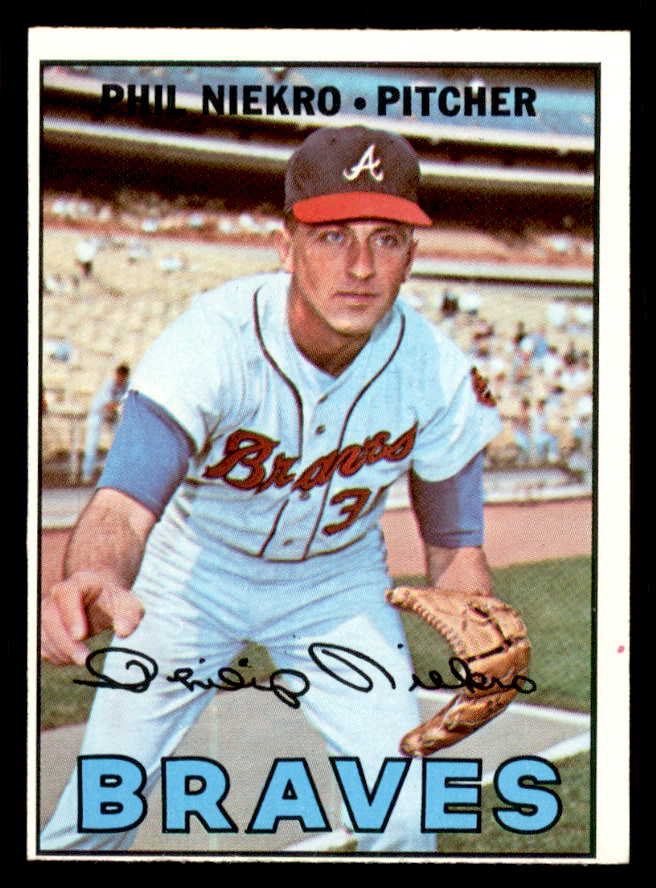 1967 Topps Baseball #456 Phil Niekro Braves EX-MT 543282
