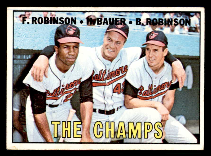 1967 Topps Baseball #001 Brooks Robinson Frank Robinson VG-EX 543286