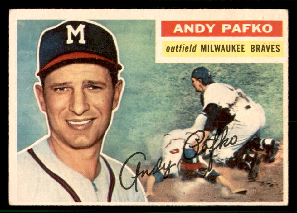 1956 Topps Baseball #312 Andy Pafko Braves EX-MT 543288