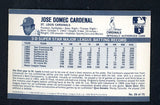 1971 Kelloggs Baseball #026 Jose Cardenal Cardinals EX-MT Hits 828 543289