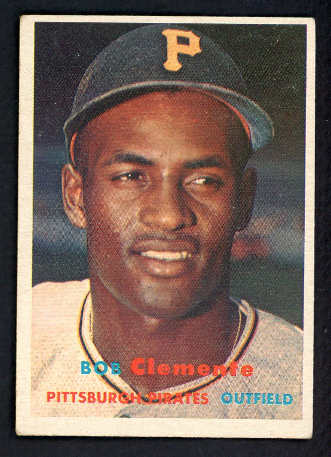 1957 Topps Baseball #076 Roberto Clemente Pirates VG-EX 543295