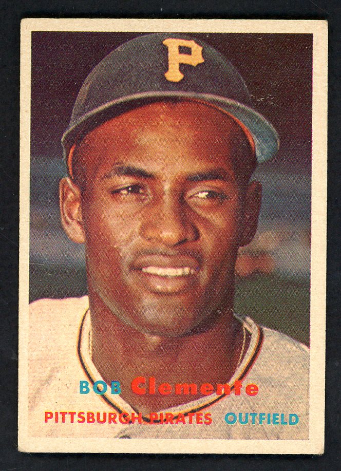 1957 Topps Baseball #076 Roberto Clemente Pirates VG-EX 543297
