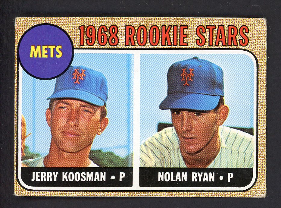 1968 Topps Baseball #177 Nolan Ryan Mets GD-VG cut short 543299
