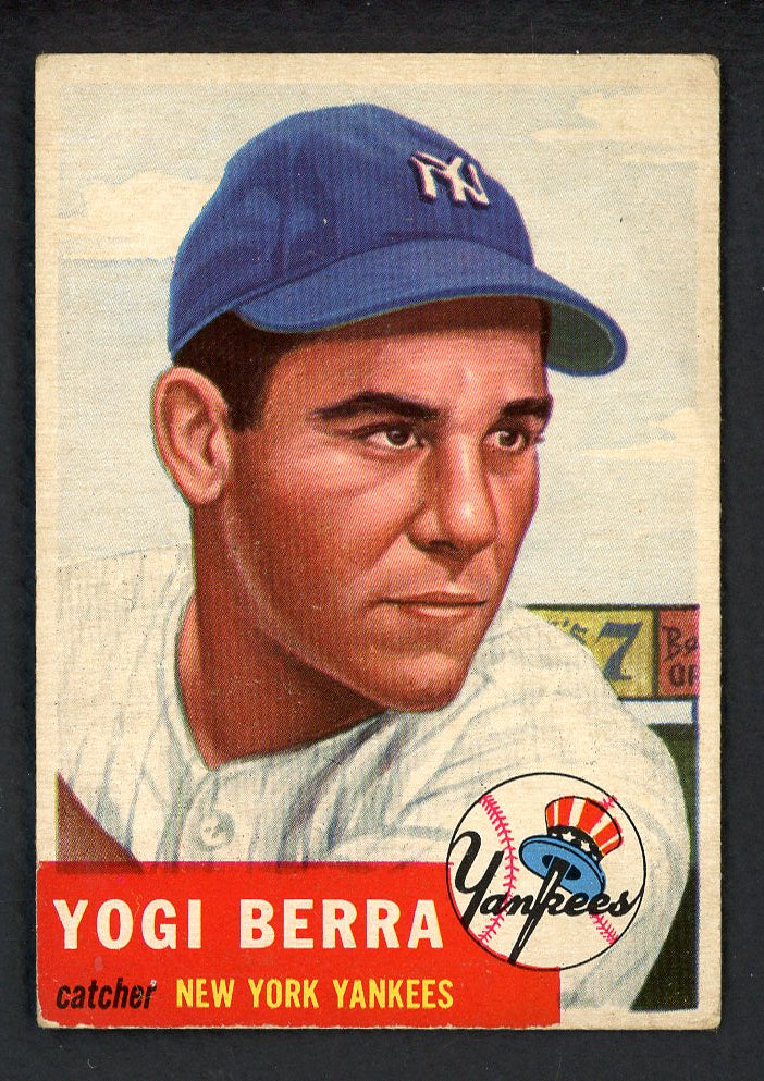1953 Topps Baseball #104 Yogi Berra Yankees VG-EX 543305