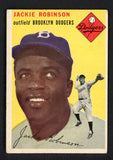1954 Topps Baseball #010 Jackie Robinson Dodgers Good Trimmed 543306