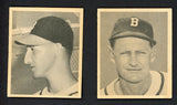1948 Bowman Lot #18 Warren Spahn #1 Bob Elliott Nice 543318