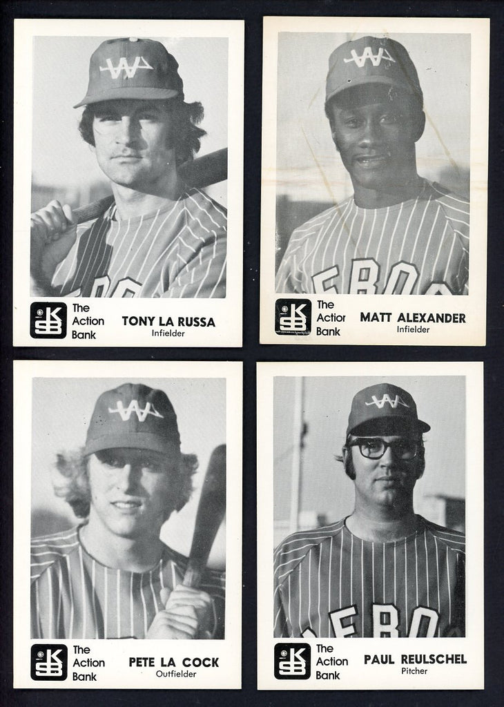 1973 KSB Wichita Aeros Complete Set Tony Larussa 543331