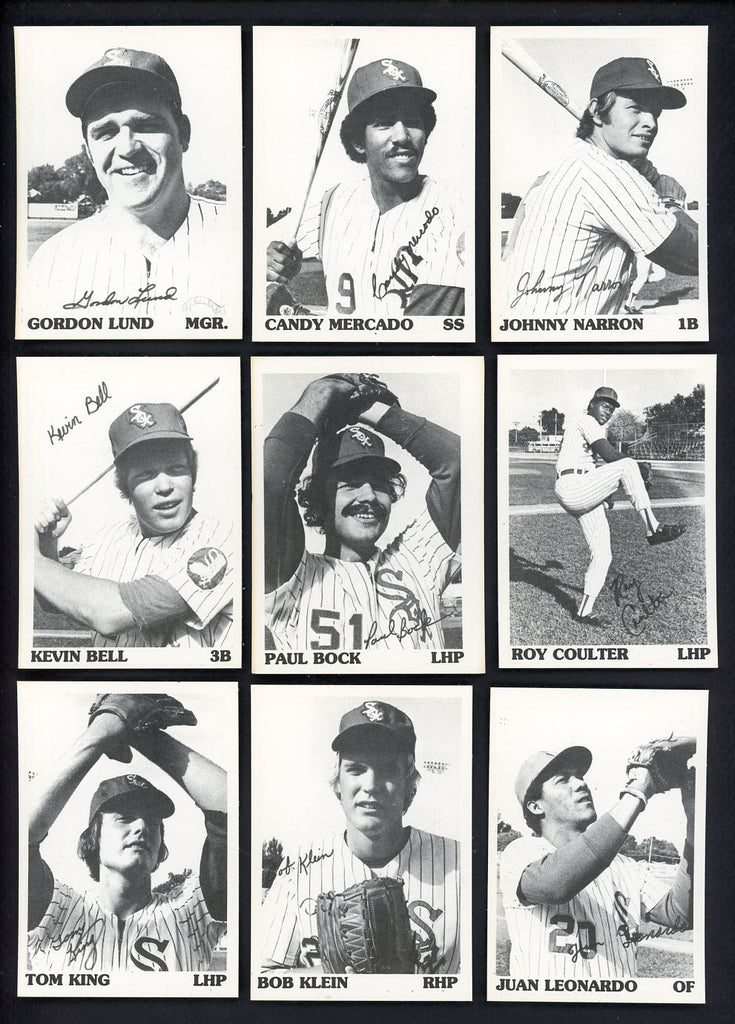 1975 TCMA Appleton Foxes Complete Set Gordon Lund 543333
