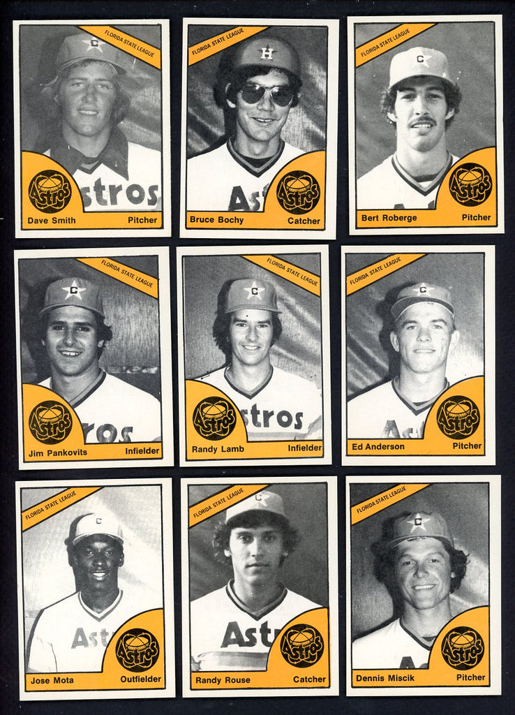 1977 TCMA Coco Astros Complete Set Bruce Bochy 543335